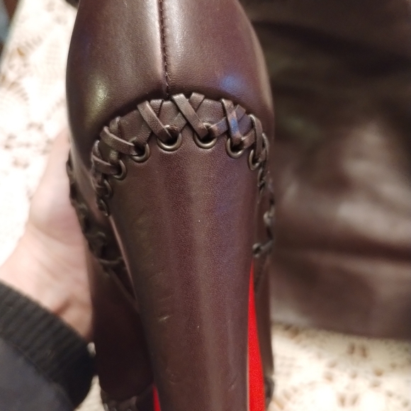 Elegant Brown Over-the-Knee Boots - Picture 4 of 7